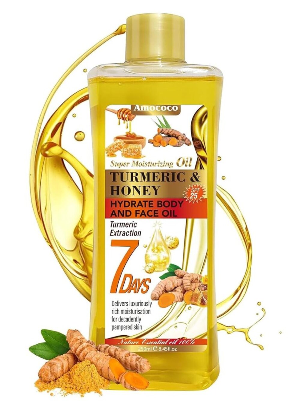 NEW Turmeric & Honey Body & Face Oil | 250ml